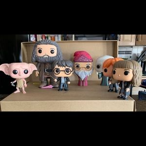 Pop! Culture Harry Potter figurines.